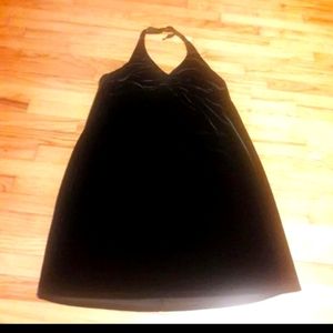 Maternity velvet dress